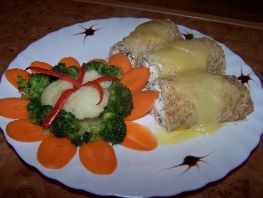 Clatite cu pui cu sote de legume (Irezistibil !!!)