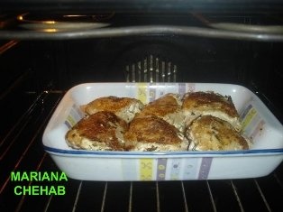 Solduri de gaina cu rozmarin si cu cascaval Filadelfia