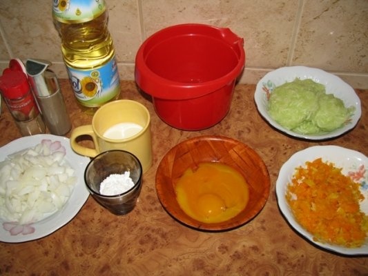 Sufleu de morcovi cu dovlecel