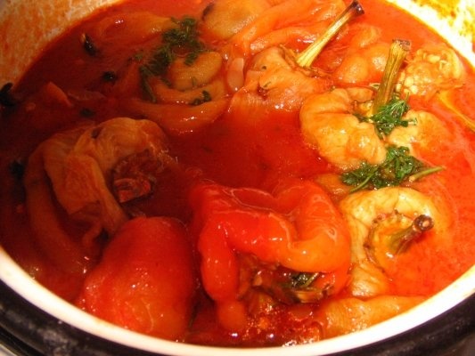 MANCARICA DE ARDEI COPTI CU SUC DE ROSII