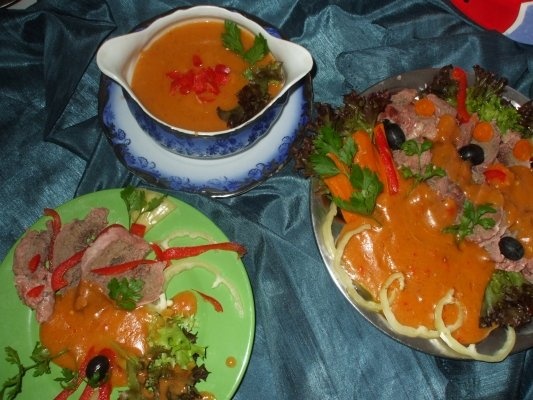 Limba rasol cu sos de rosii