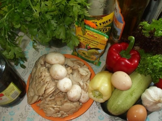 Friganele de ciuperci cu dovlecel