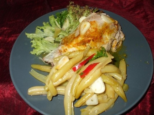 Ciolan rasol cu fasole verde natur