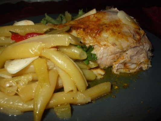 Ciolan rasol cu fasole verde natur