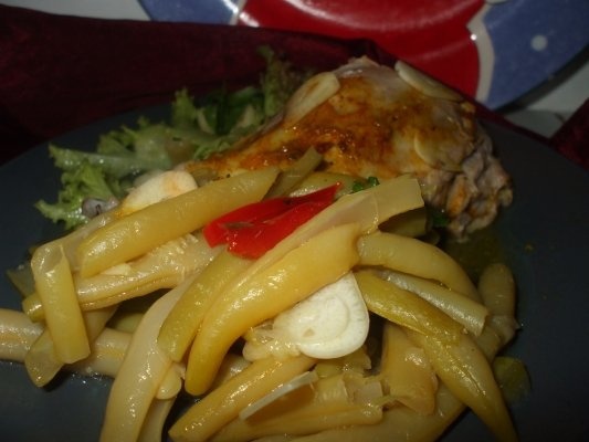 Ciolan rasol cu fasole verde natur