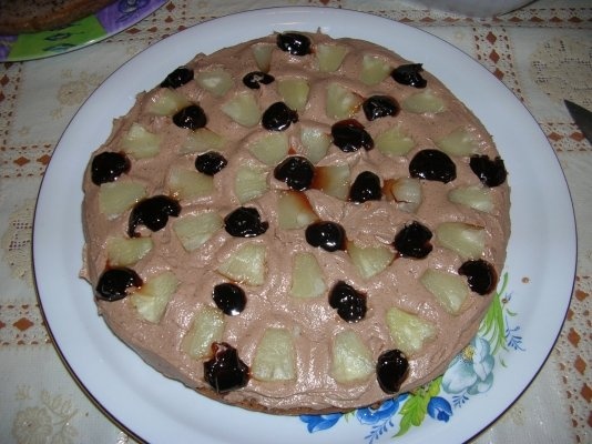 Tort cu crema de cacao