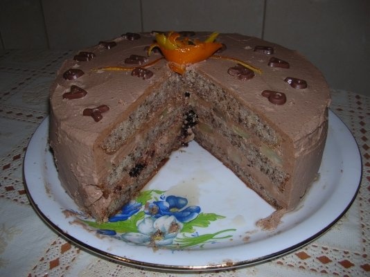Tort cu crema de cacao