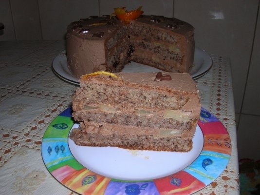 Tort cu crema de cacao