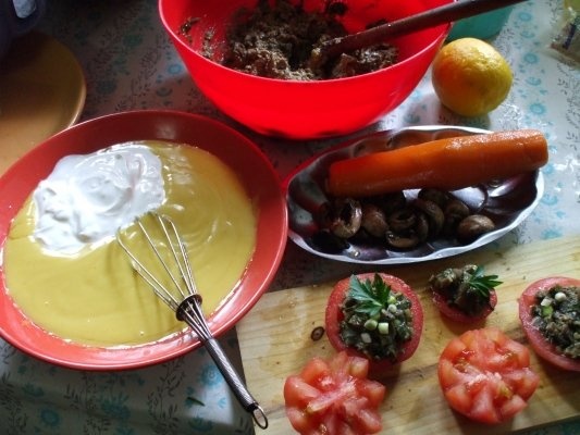 Sos picant cu verdeata