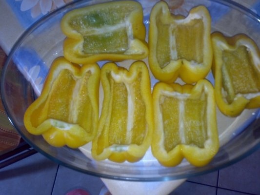 Ardei gratinati la cuptor