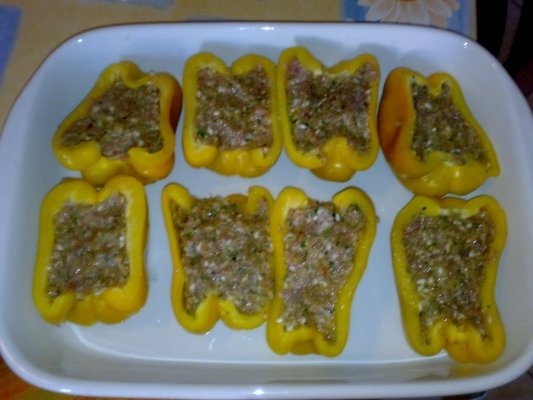 Ardei gratinati la cuptor