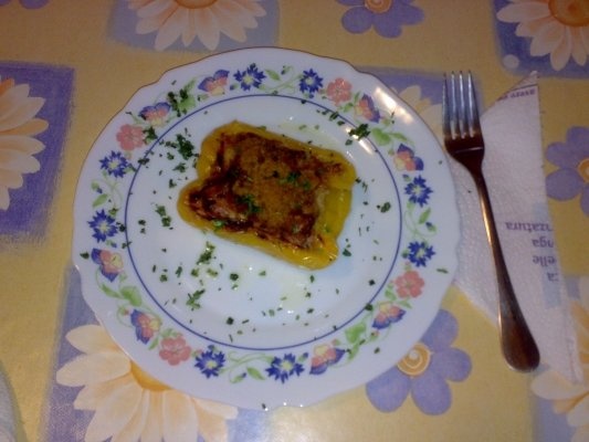 Ardei gratinati la cuptor