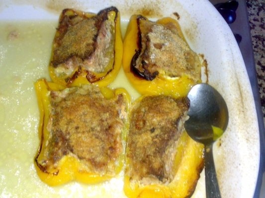 Ardei gratinati la cuptor