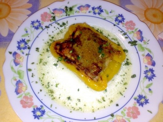 Ardei gratinati la cuptor