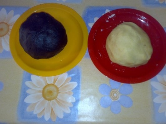 Biscuiti 'alb si negru'