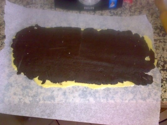 Biscuiti 'alb si negru'