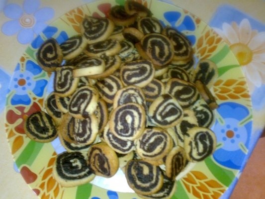 Biscuiti 'alb si negru'