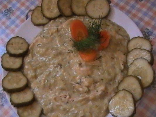 Mancarica de dovlecei cu piept de pui