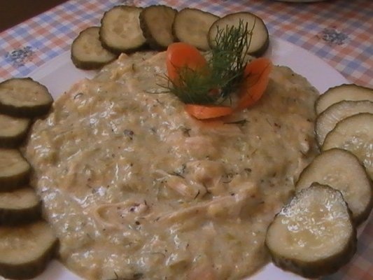 Mancarica de dovlecei cu piept de pui