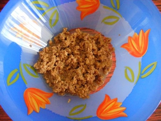 Spaghette cu ton si lamaie