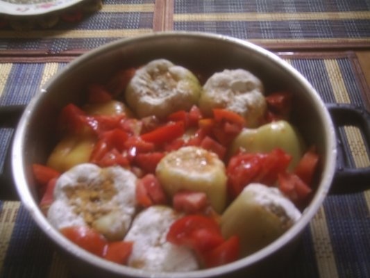 ARDEI UMPLUTI CU OREZ