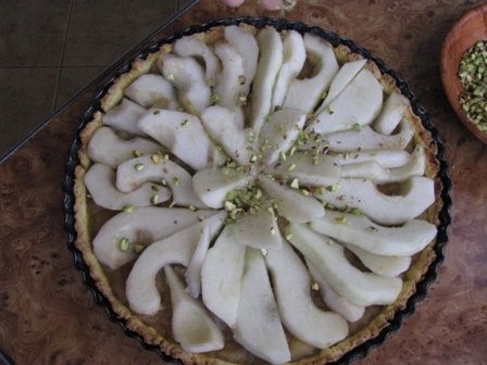 Prajitura cu pere si fistic