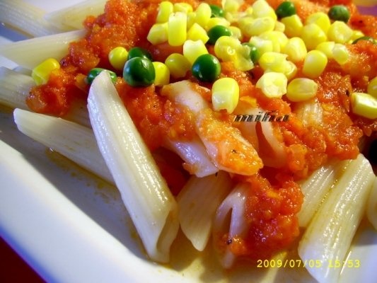 Penne Rigati cu legume