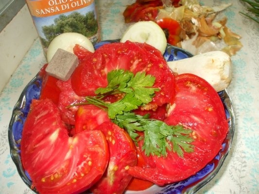 Supa de rosii cu dovlecei