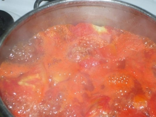 Supa de rosii cu dovlecei