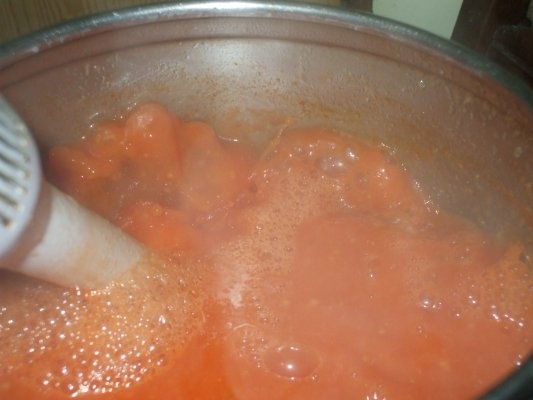 Supa de rosii cu dovlecei