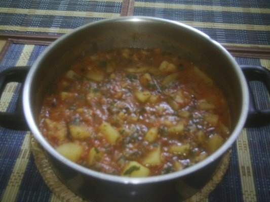 TOCANITA DE CARTOFI CU CARNE