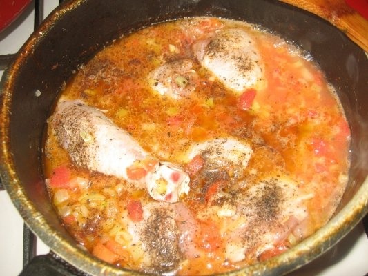 Ostropel de pui cu orez