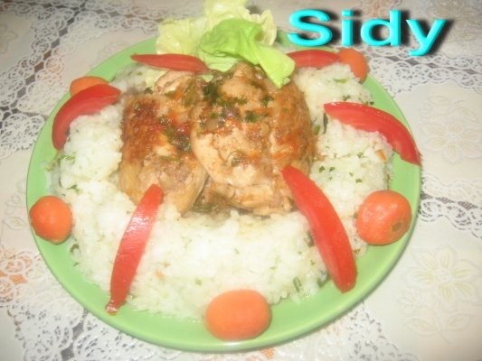 Ostropel de pui cu orez