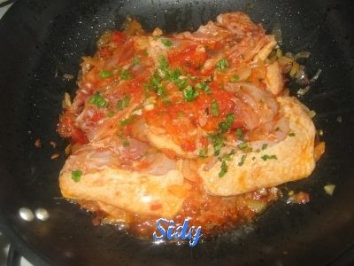 Papricas de pui cu conopida