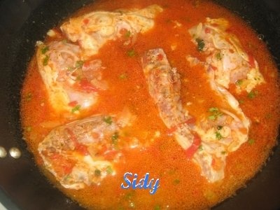 Papricas de pui cu conopida