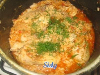 Papricas de pui cu conopida