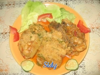 Papricas de pui cu conopida