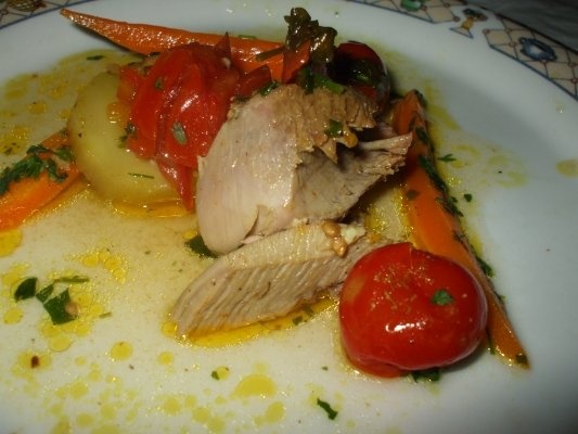 Friptura de curcan cu legume la cuptor