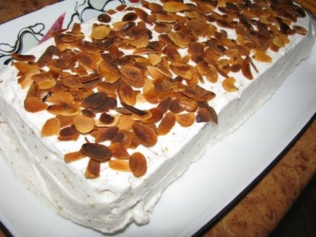 Semifreddo cu migdale