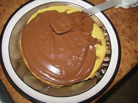 Tort Dobos cu alune de padure