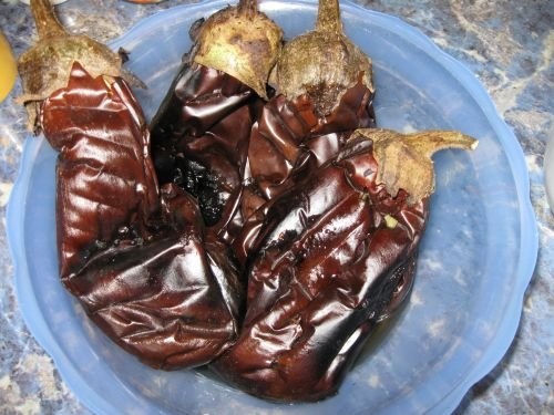 Salata de vinete, de vara, fara maioneza