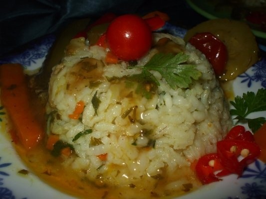Pilaf de orez cu legume