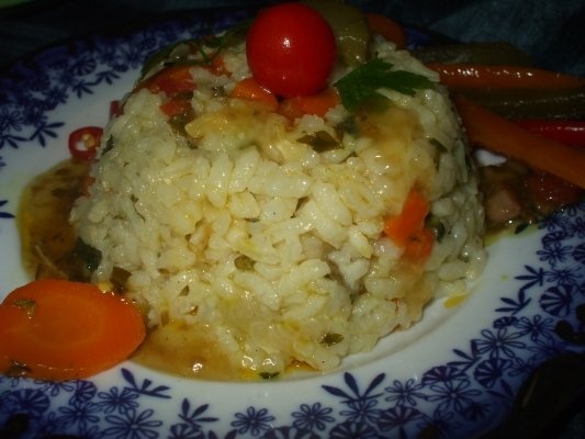 Pilaf de orez cu legume