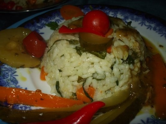 Pilaf de orez cu legume