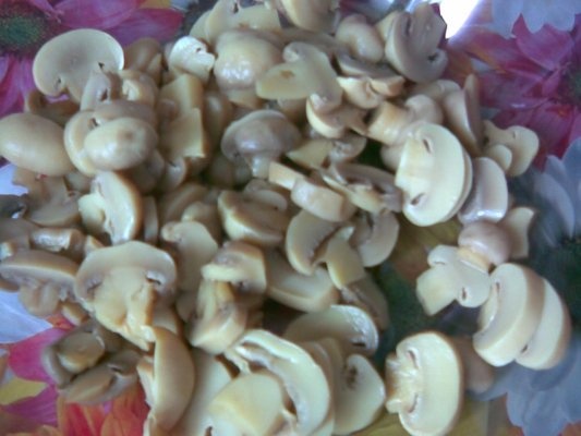 Spaghetti cu peste si ciuperci