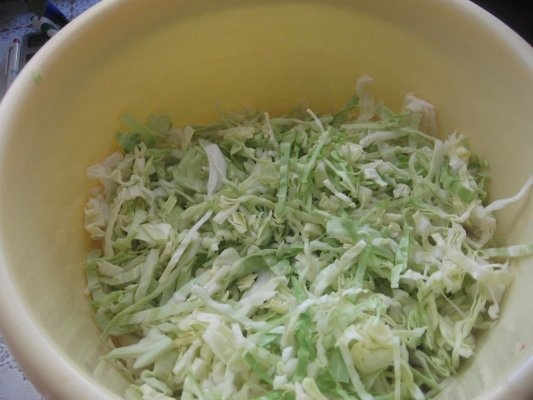 Taitei cu  varza si piper