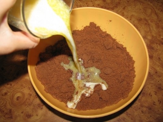 Tort de branza cu ciocolata si cappuccino