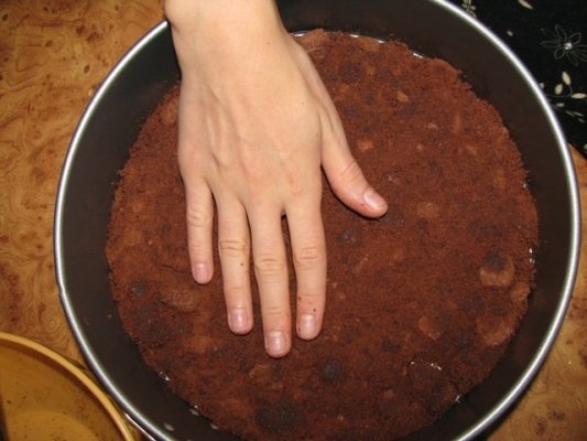 Tort de branza cu ciocolata si cappuccino