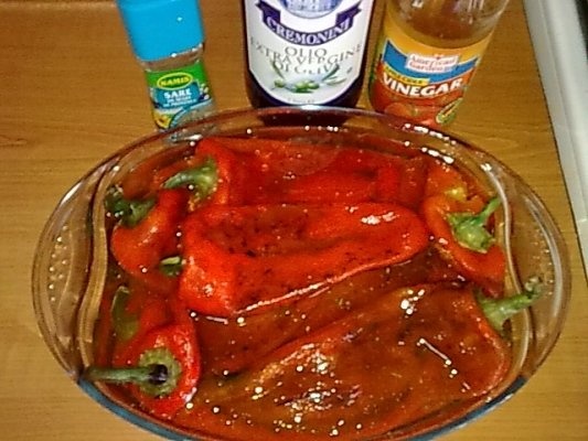 Salata de ardei capia copt