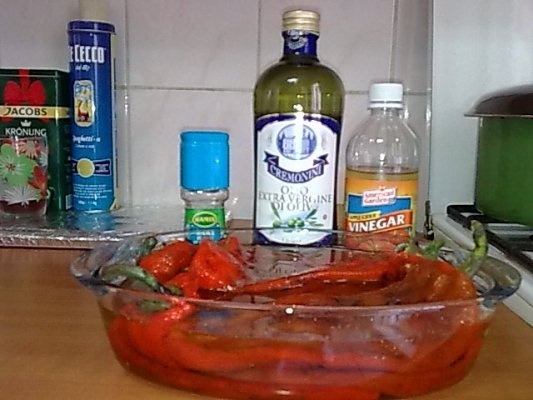 Salata de ardei capia copt